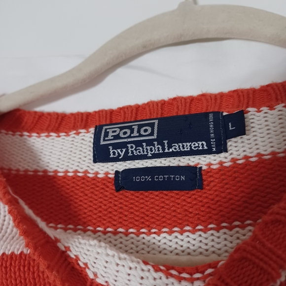 Vintage 1992 Polo Ralph Lauren Sailing Striped Sweater - Picture 3 of 7